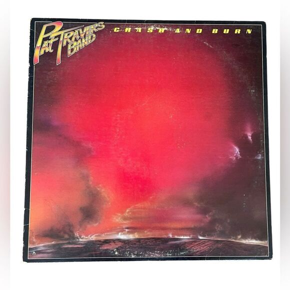 Pat Travers Band Crash and Burn LP 12” Vinyl Record 1980 Rock Album - Picture 2 of 7